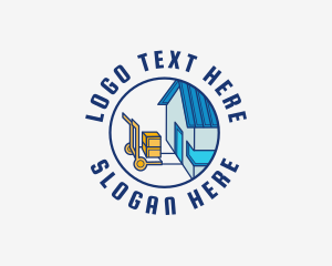 Postal - Cart Home Delivery logo design