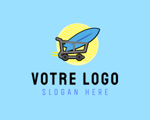 Surf - Surfboard Shopping Cart logo design