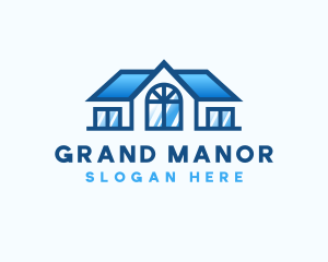 Mansion - Mansion House Roofing logo design