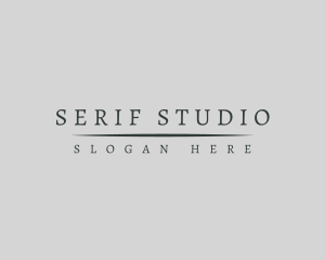 Serif - Generic Professional Firm logo design