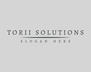 Generic Professional Firm logo design