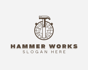 Hammer - Hammer Carpentry logo design