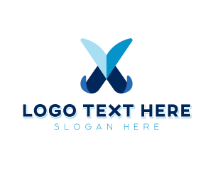 Enterprise - Brand Company Letter X logo design