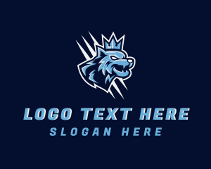 Gamer - Crown Wolf Gaming logo design