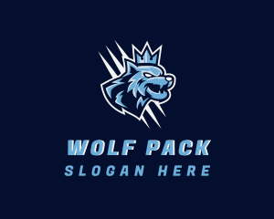 Crown Wolf Gaming logo design