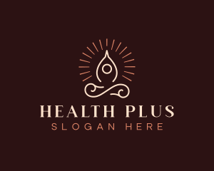 Yoga Meditation Wellness logo design