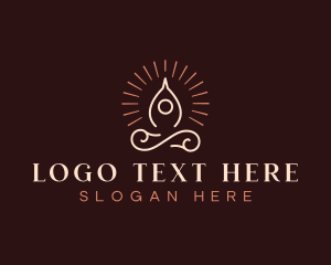 Health - Yoga Meditation Wellness logo design