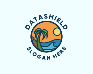 Holiday - Tropical Summer Beach Resort logo design