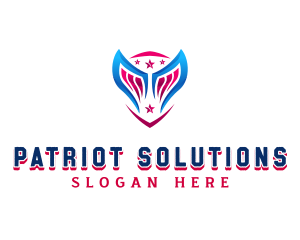 Patriot - Patriot Wings Shield logo design