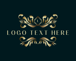 Gold - Luxury Boutique Ornament logo design