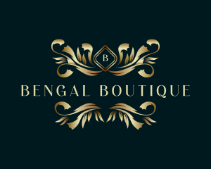 Luxury Boutique Ornament logo design