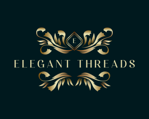 Luxury Boutique Ornament logo design