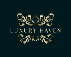 Luxury Boutique Ornament logo design