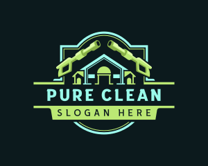 Sanitize - Pressure Washer Sanitation logo design