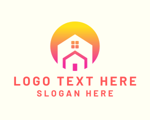 Village - Sunrise Property Developer logo design