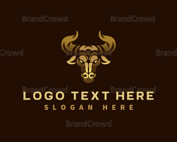 Premium Bull Horn Logo