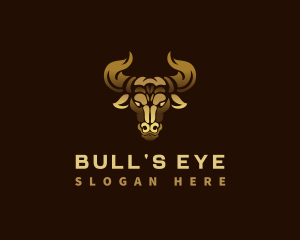 Premium Bull Horn logo design