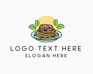 Vegan - Gourmet Pasta Restaurant logo design