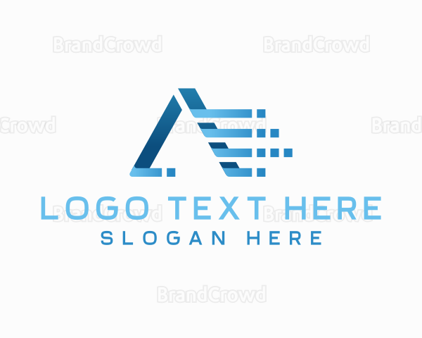 Technology Business Letter A Logo