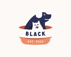 Heart - Cat Dog Pet logo design