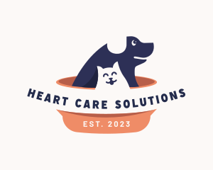 Cat Dog Pet logo design