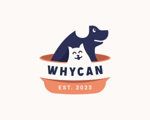 Cat - Cat Dog Pet logo design