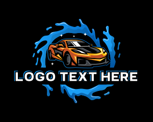 Car - Car Wash Automotive Garage logo design