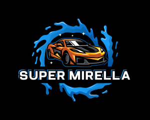 Detailing - Car Wash Automotive Garage logo design