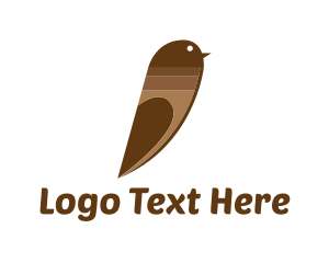 Restaurant - Brown Finch Bird logo design