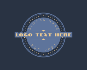 Entrepreneur - Circle Retro Company logo design