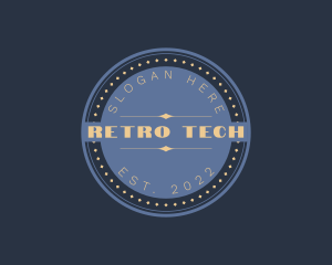 Circle Retro Company logo design