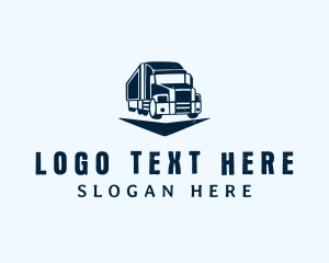 Truck - Logistic Delivery Truck logo design