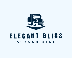 Logistic Delivery Truck Logo