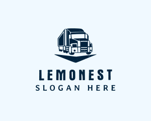 Transportation Service - Logistic Delivery Truck logo design