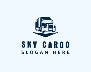 Logistic Delivery Truck logo design