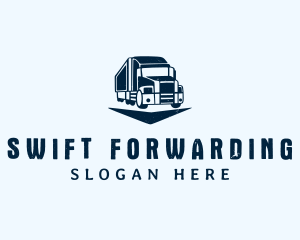 Logistic Delivery Truck logo design