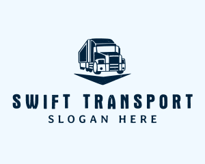 Logistic Delivery Truck logo design