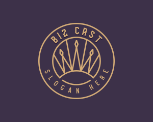 Pageant - Upscale Crown Brand logo design