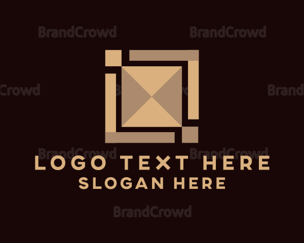 Tile Flooring Pattern Logo