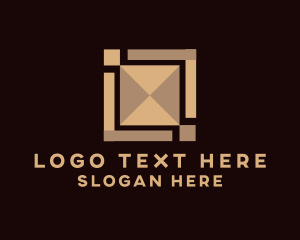 Tile Flooring Pattern logo design