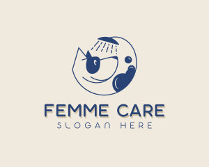 Dog Shower Pet Care logo design