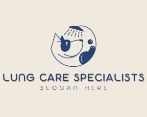 Dog Shower Pet Care logo design