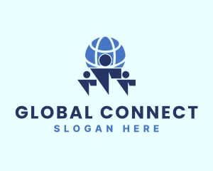 People Global Organization logo design