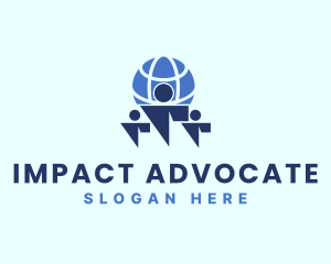 Advocate - People Global Organization logo design