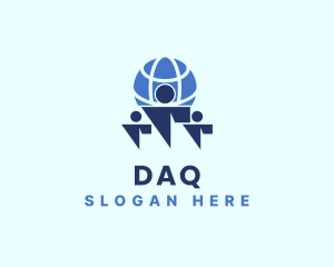 Humanitarian - People Global Organization logo design