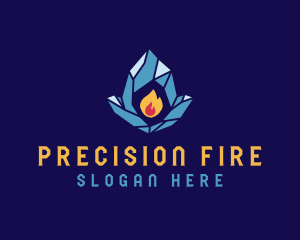 Fire Ice Elements logo design