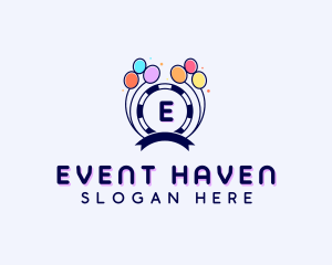 Venue - Entertainment Balloon Party logo design