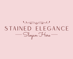 Elegant Aesthetic Brand logo design