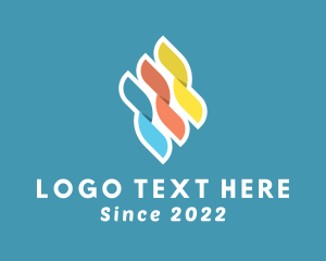Logistics - Multicolor Marketing Ribbon logo design