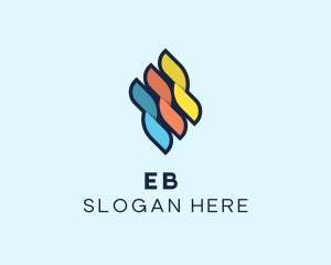 Multicolor Marketing Ribbon Logo